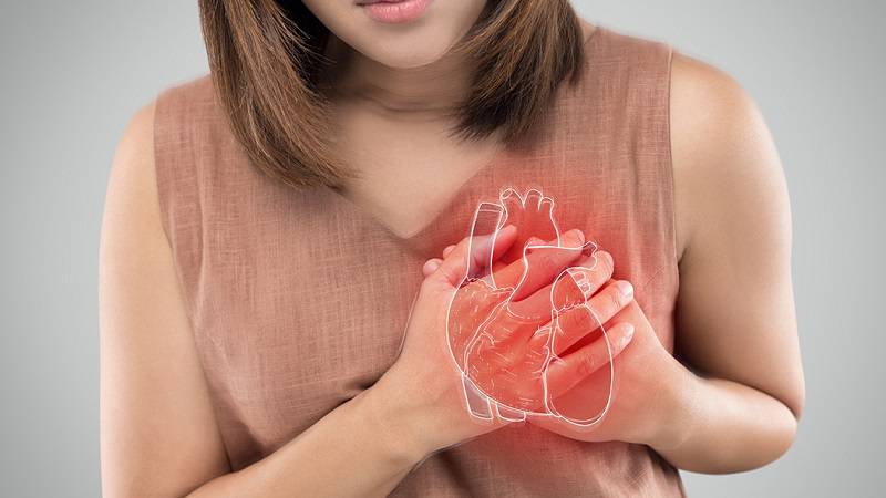 آنژین قلبی از دلایل درد قفسه سینه